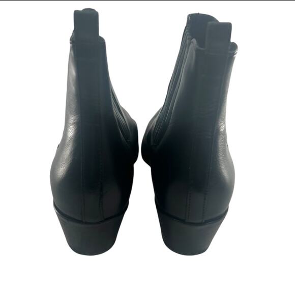J. Crew black Chelsea boots leather sz 7 - Picture 3 of 7